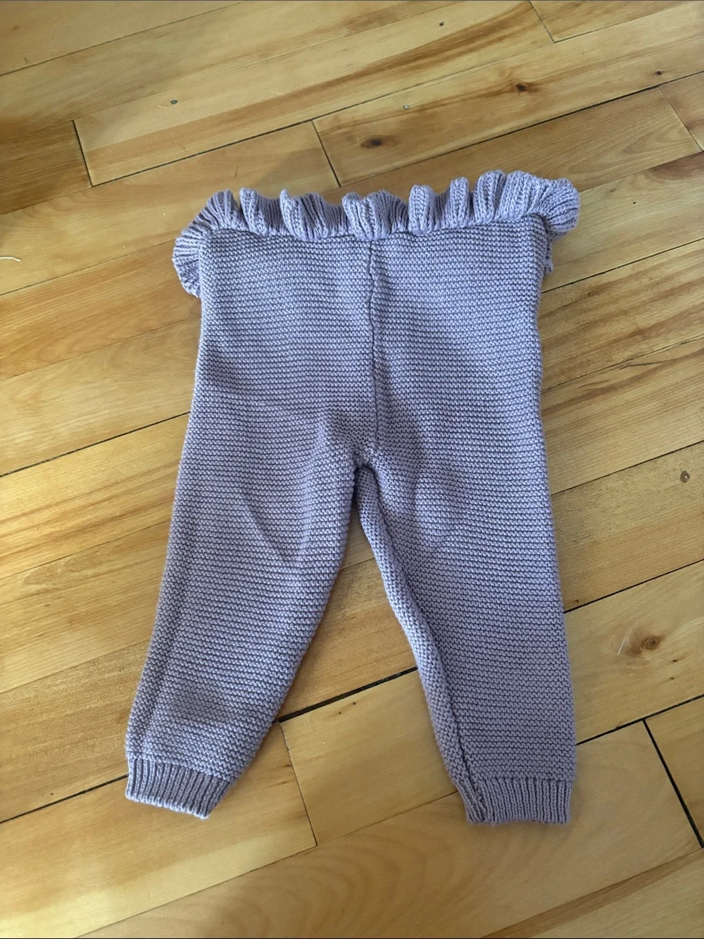 Nicole Milker Lilac Knit Baby Sweater Set - Size 0 to 3 months - Never Worn